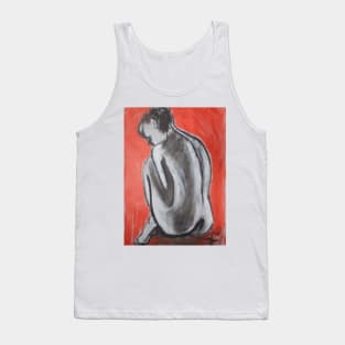 Posture 3 - Female Nude Tank Top